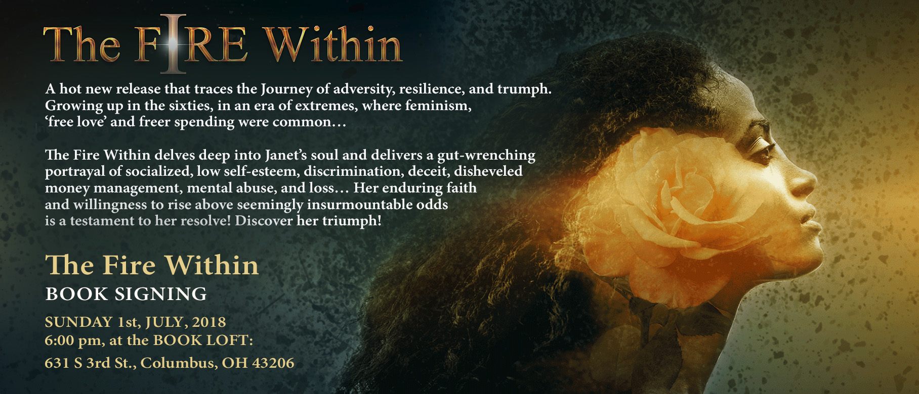 The Fire Within event signage and environmental graphics